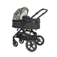 Baby Stroller VIOLA+ADAPTERS with pram body Tropical FLOWERS